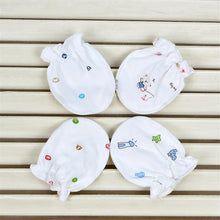 Load image into Gallery viewer, 3PCs Gloves Mittens Cute Cartoon Baby / Anti Scratch Mittens Soft Gloves