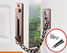 Load image into Gallery viewer, Locks Latches 304 Stainless Steel Anti Theft Door Chain Buckle Latch With Nail Free Glue