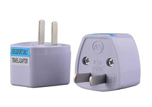 Load image into Gallery viewer, 2Pcs us plug 3-pin Universal Plug Power Adapter,conversion Plug, Travel Adaptor, Three-pin AZ15423