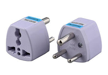 Lade das Bild in den Galerie-Viewer, 2Pcs Germany plug Universal Plug Power Adapter,conversion Plug, Travel Adaptor, Three-pin AZ15416