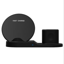 Load image into Gallery viewer, white 3 In 1 Qi wireless phone/watch/earphone charger AZ1589