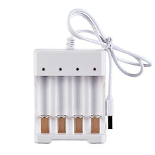 Load image into Gallery viewer, 2Pcs Universal Usb Output Battery Charger - 4 Slot Adapter For Aa / Aaa AZ13659