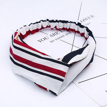 Load image into Gallery viewer, Headbands Vintage Cross Knot Elastic Hair Bands