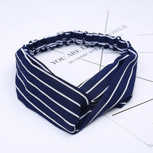 Load image into Gallery viewer, Headbands Vintage Cross Knot Elastic Hair Bands