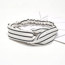 Load image into Gallery viewer, Headbands Vintage Cross Knot Elastic Hair Bands