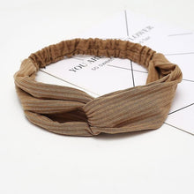 Load image into Gallery viewer, Headbands Vintage Cross Knot Elastic Hair Bands