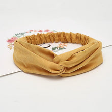 Load image into Gallery viewer, Headbands Vintage Cross Knot Elastic Hair Bands