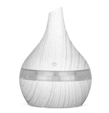 Load image into Gallery viewer, brown Wood Ultrasonic 7 Color Changing Usb Electric Aroma Air Diffuser 300ml - Home AZ20323
