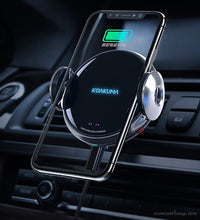 Lade das Bild in den Galerie-Viewer, 15W Wireless Qi Car Charger Phone Holder Infrared Sensor For 4.5in-6.5In Phones AZ13712