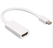 Load image into Gallery viewer, 2Pcs white Mini DisplayPort DP to HDMI Cable 15cm AZ19221