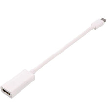 Load image into Gallery viewer, 2Pcs white Mini DisplayPort DP to HDMI Cable 15cm AZ19221