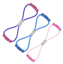 Lade das Bild in den Galerie-Viewer, 2Pcs green Eight-character Rally, Breast Expander, Chest Shaper, Yoga Rubber Band, Stretch Band AZ13737