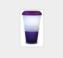 Lade das Bild in den Galerie-Viewer, 2Pcs purple Portable Yogurt And Cereal On The Go Container Cup Breakfast cup AZ13474