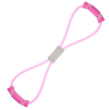 Load image into Gallery viewer, 2Pcs pink Eight-character Rally, Breast Expander, Chest Shaper, Yoga Rubber Band, Stretch Band AZ13738