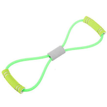 Lade das Bild in den Galerie-Viewer, 2Pcs green Eight-character Rally, Breast Expander, Chest Shaper, Yoga Rubber Band, Stretch Band AZ13737