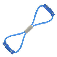 Load image into Gallery viewer, 2Pcs blue Eight-character Rally, Breast Expander, Chest Shaper, Yoga Rubber Band, Stretch Band AZ13736