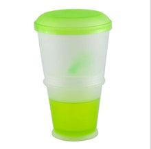 Lade das Bild in den Galerie-Viewer, 2Pcs green Portable Yogurt And Cereal On The Go Container Cup Breakfast cup AZ13471