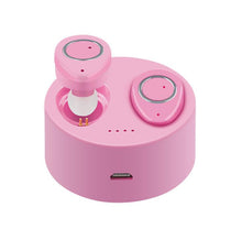 Load image into Gallery viewer, pink tws wireless bluetooth 5.0 headset, mini in-ear sports wireless headset AZ12679