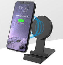 Load image into Gallery viewer, white 15W phone wireless charger, multifunctional bluetooth headset phone folding wireless charger AZ12330