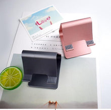 Lade das Bild in den Galerie-Viewer, 2Pcs Desktop mobile phone bracket, aluminum alloy metal bracket AZ13711