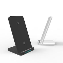 Load image into Gallery viewer, 10W black 20W/15W/10 Fast Charger,desk vertical wireless charger,phone holder AZ11496