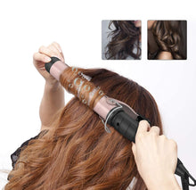 Lade das Bild in den Galerie-Viewer, 25mm Professional Hair Curlers, wave curling iron, electric curling iron,LCD Display Adjustable Temperature AZ13519