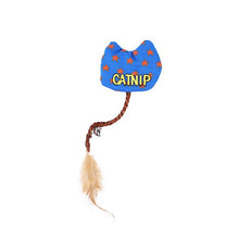 Load image into Gallery viewer, 2Pcs blue Canvas Catnip Feather Funny Cat Toy Knots,Wear-resistant gnawing Cat Supplies AZ16133