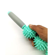 Load image into Gallery viewer, 3 balls purple Back And Neck Massager,Massage stick hedgehog ball, relax muscle fitness exercise roller, yoga roller AZ21172
