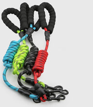 Load image into Gallery viewer, 2Pcs S blue Pet leash, reflective nylon rock climbing round rope dog leash, dog leash AZ19389