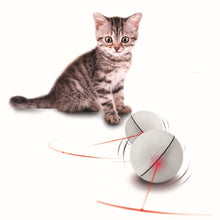 Load image into Gallery viewer, blue Electric laser Pet Cat toy, Led Luminous Random Ball Laser Funny Cat Ball AZ18386