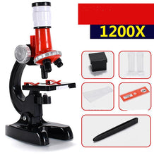 Lade das Bild in den Galerie-Viewer, 1200 times children's microscope, scientific educational toys, biological experiment equipment for Kids AZ12420
