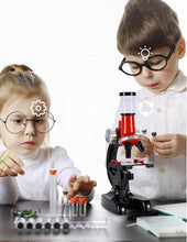 Lade das Bild in den Galerie-Viewer, 1200 times children's microscope, scientific educational toys, biological experiment equipment for Kids AZ12420