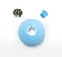 Lade das Bild in den Galerie-Viewer, 2Pcs pink Pet cat Gravity Calling Ball toy,Cat Self-Hey Anti-boring Funny Cat Stick Peppermint Ball Sounding Toy AZ1648