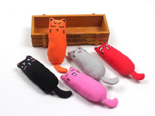 Lade das Bild in den Galerie-Viewer, 2Pcs orange Pet cat toys, pure cotton fabric molar toys, wear-resistant and contains catnip AZ1644