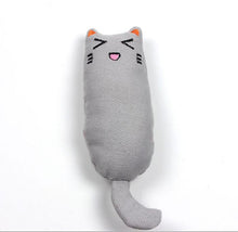 Lade das Bild in den Galerie-Viewer, 2Pcs gray Pet cat toys, pure cotton fabric molar toys, wear-resistant and contains catnip AZ1643