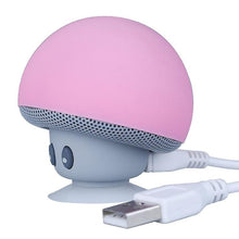 Load image into Gallery viewer, 2Pcs blue Cartoon Mushroom Head wireless Bluetooth Speaker AZ1407