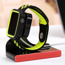 Load image into Gallery viewer, 2Pcs black Wireless Charger Station Holder Band Mount Stand For Apple Watch All Series AZ19452