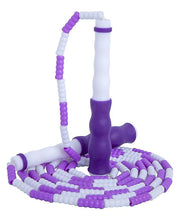 Load image into Gallery viewer, 2Pcs purple Soft Beaded Skipping Rope With Adjustable Section,Skipping Rope Without Tangles,fitness sports equipment AZ21969