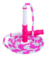 Lade das Bild in den Galerie-Viewer, 2Pcs pink Soft Beaded Skipping Rope With Adjustable Section,Skipping Rope Without Tangles,fitness sports equipment AZ21968