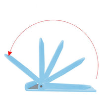 Load image into Gallery viewer, 2Pcs white Universal mobile phone tablet desktop stand, foldable plastic mobile phone stand AZ19077