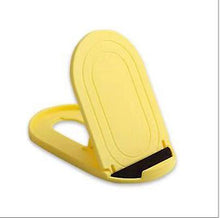 Lade das Bild in den Galerie-Viewer, 2Pcs yellow Portable oval mobile phone stand, foldable desktop lazy stand AZ11790