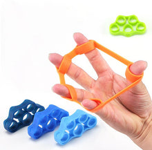 Load image into Gallery viewer, 2Pcs 4KG/8.8LB royal blue Silicone finger tensioner, silicone tension trainer, fitness exercise rehabilitation training device AZ17857