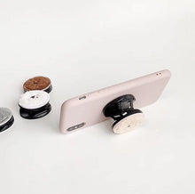 Load image into Gallery viewer, 2Pcs white Cute Cartoon Animal Plush Dog Lazy phone Stand ,Portable Telescopic Folding phone holder AZ13594