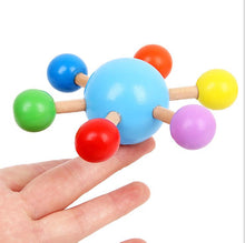 Load image into Gallery viewer, 2Pcs pink Fingertip Top Colorful Spinning Top,Wooden Fun Leisure Decompression Toy AZ12046