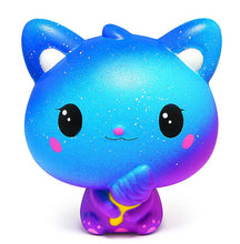 Load image into Gallery viewer, 2Pcs Blue cat Animal Squishy slow rebound decompression toy-relieve stress AZ13938