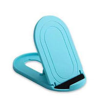Load image into Gallery viewer, 2Pcs blue Portable oval mobile phone stand, foldable desktop lazy stand AZ11786
