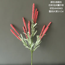 Load image into Gallery viewer, 3pcs 12 Heads Provence PE Foam Lavender Artificial Fake Flower Plants Home Decoration Wedding Bouquet