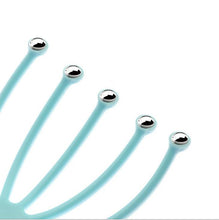 Load image into Gallery viewer, 2Pcs blue Octopus Scalp Massager,Steel Ball Head Massage Relaxation 12 Finger massage roller For Head AZ19004