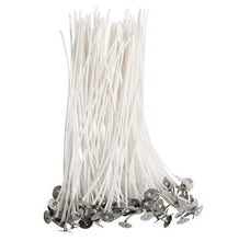 Load image into Gallery viewer, 100 Pcs 15CM White Diy Candle Wick,cotton woven butter lamp wick AZ2014