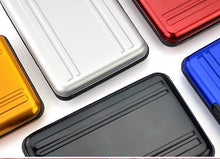 Lade das Bild in den Galerie-Viewer, 2Pcs red 8SD+8TF Card box multi-use aluminum memory card travel storage box AZ1734